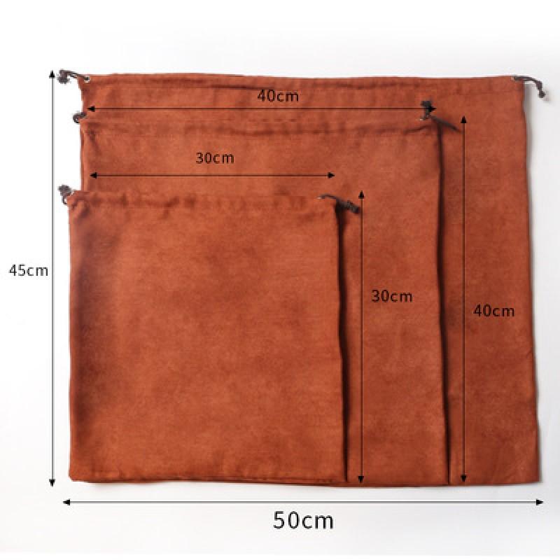 Suede Drawstring Dust Bag Luxury Bags Shoes Clothes Multi-use Storage Pouch
