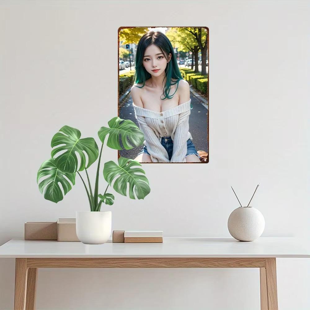 Metal Wall Art Anime 8x12 Inch Vintage Retro Poster Decor Home Garage Cafe