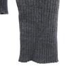 Aquascutum Made In Japan Silk Blend Long Sleeve Knit 6F Gray Sweater Women Used