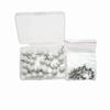 Straight Design Pearl Head Pins Metal Pin Shaft Quilting Pins  For Fabric Crafts