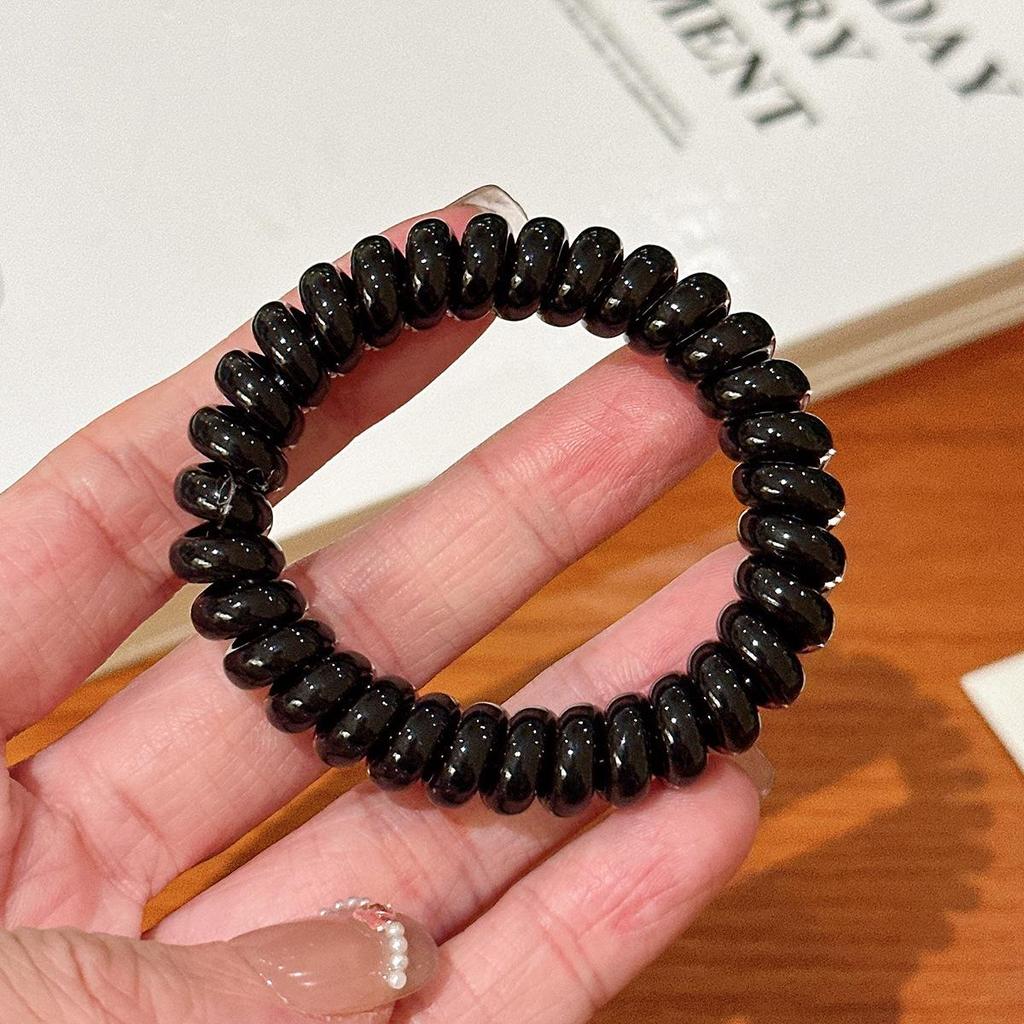 Colorful High Elasticity Hair Ties - No Trace & Durable Headwear for Women