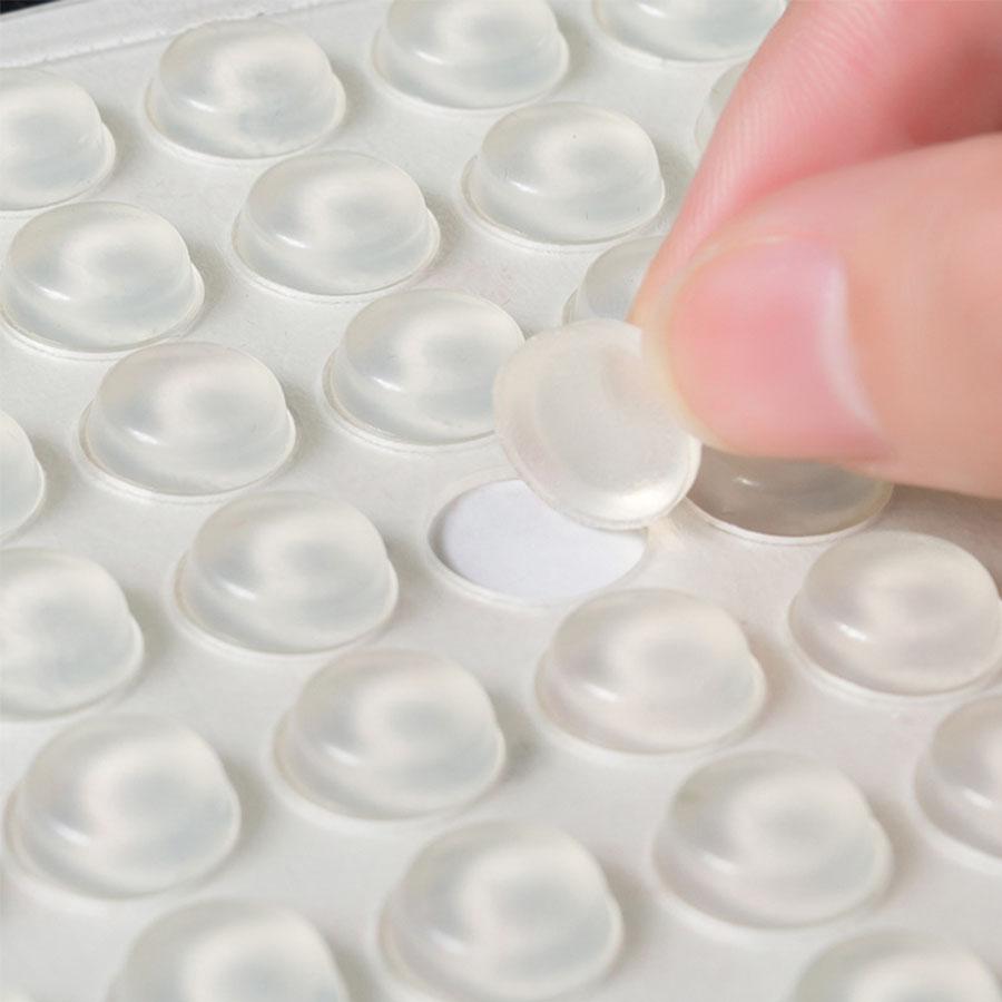 30/32/100/128pcs/Silicone collision pads, furniture cushioning and noise reduction stickers, shock absorption