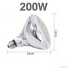 Infrared Livestock Heat Lamp Bulb 100W/150W/200W/250W Durable Heat Light for Chicken Piglet Brooder Breeding