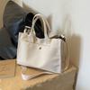2026 Cross-border New Japanese Korean Fashionable Shoulder Bag Women's Carry-on Canvas All-match Cross-slung Tote