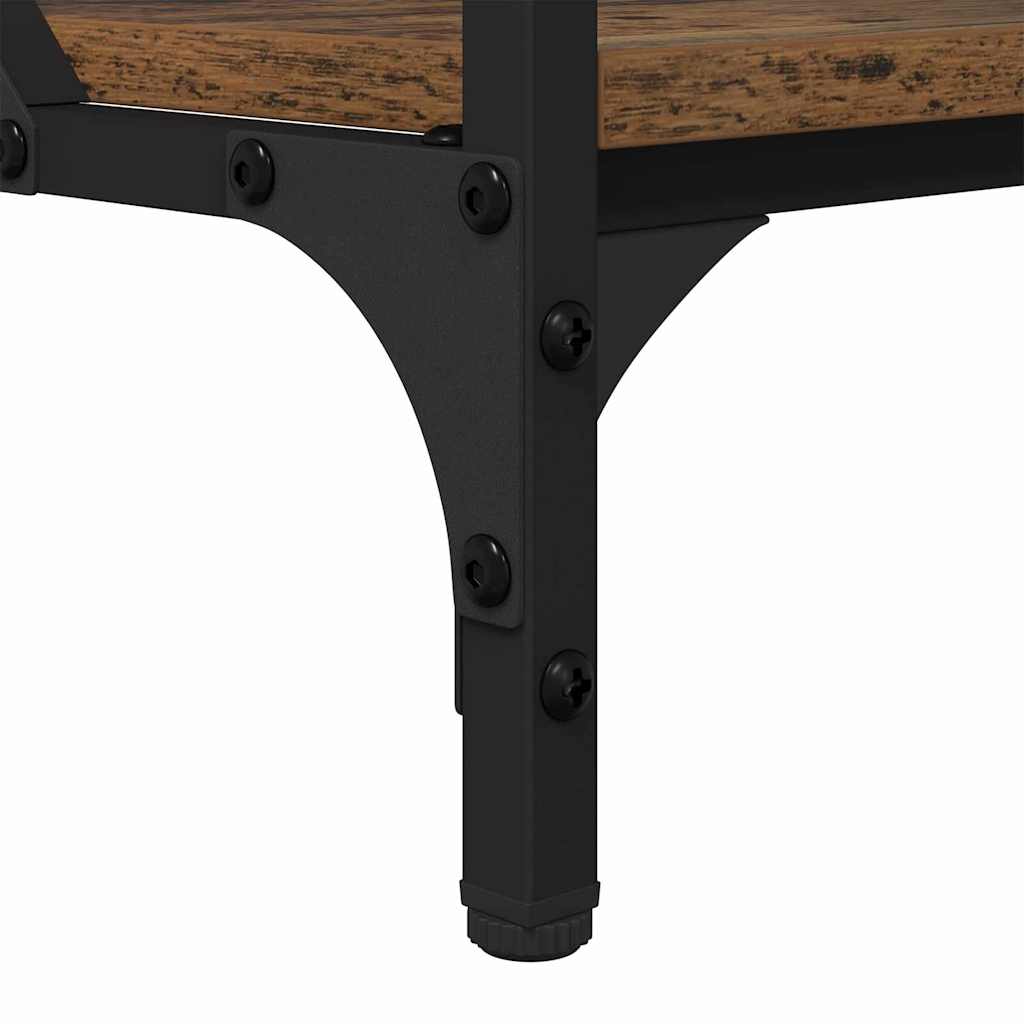 Coffee Table Reclaimed Wood Look 100 x 50 x 50 cm Engineered Wood