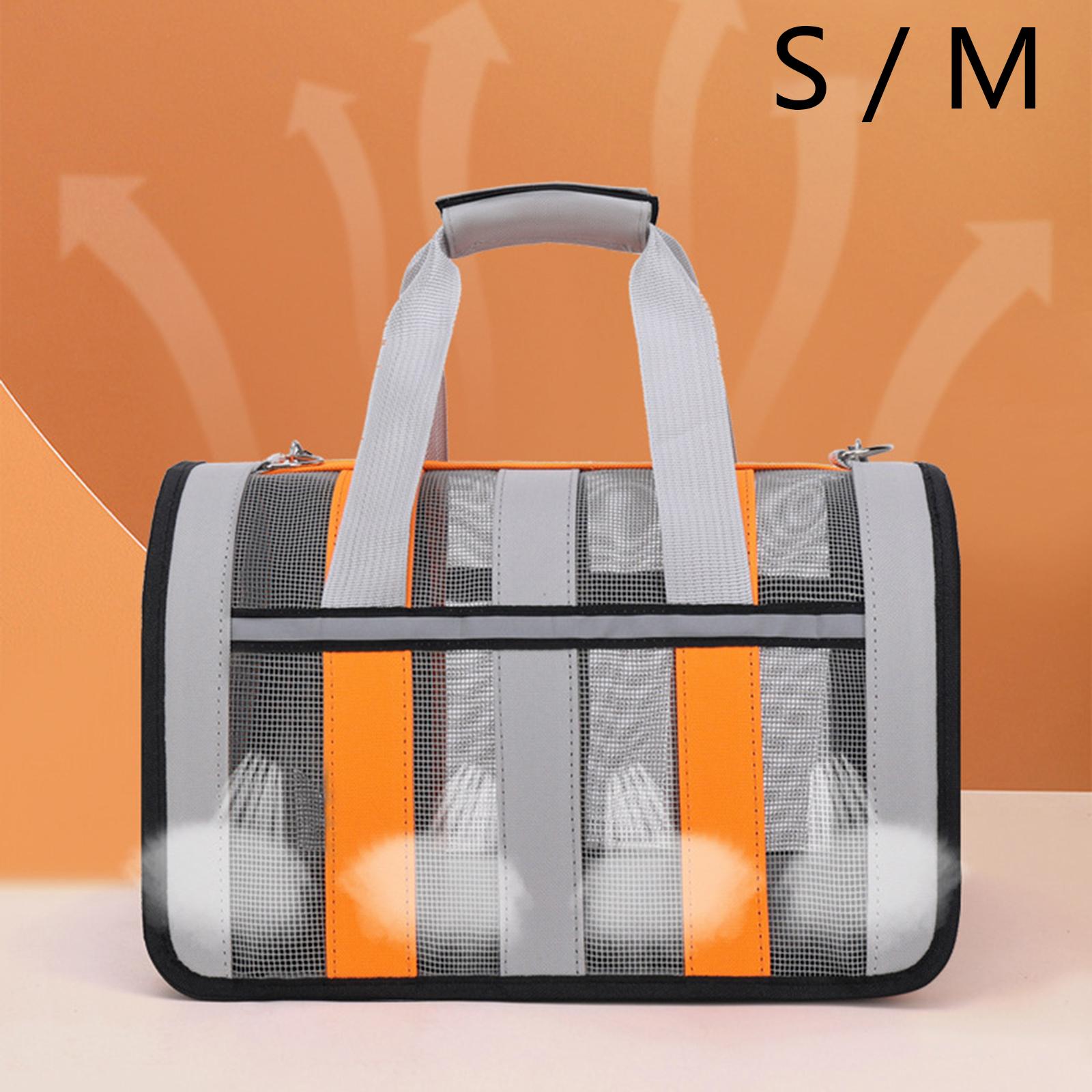 

Lightweight Pet Carry Cage Foldable Breathable Cat Case Indoor S