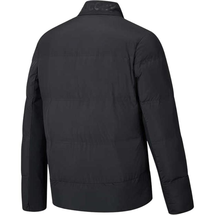 Saucony Solid Color Stand Collar Slim Fit Warm Long Sleeve Down Jacket Men outerwear Black SC2240214AL-BK01