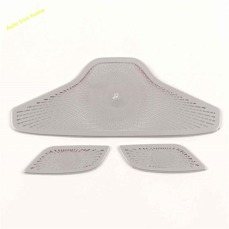 Stainless Steel Dashboard Speaker Tweeter Loudspeaker Decor Cover Trim Car Accessories Fit For Renault Grand Koleos 2024 2025