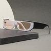 Trendy Small Frame Color Block Sunglasses - Fashionable Punk Style for Internet Celebrities