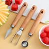 Watermelon Cutter Stainless Steel Fruit Slicer Multipurpose Kitchen Tool for Watermelon Mango Pineapple Cantaloupe