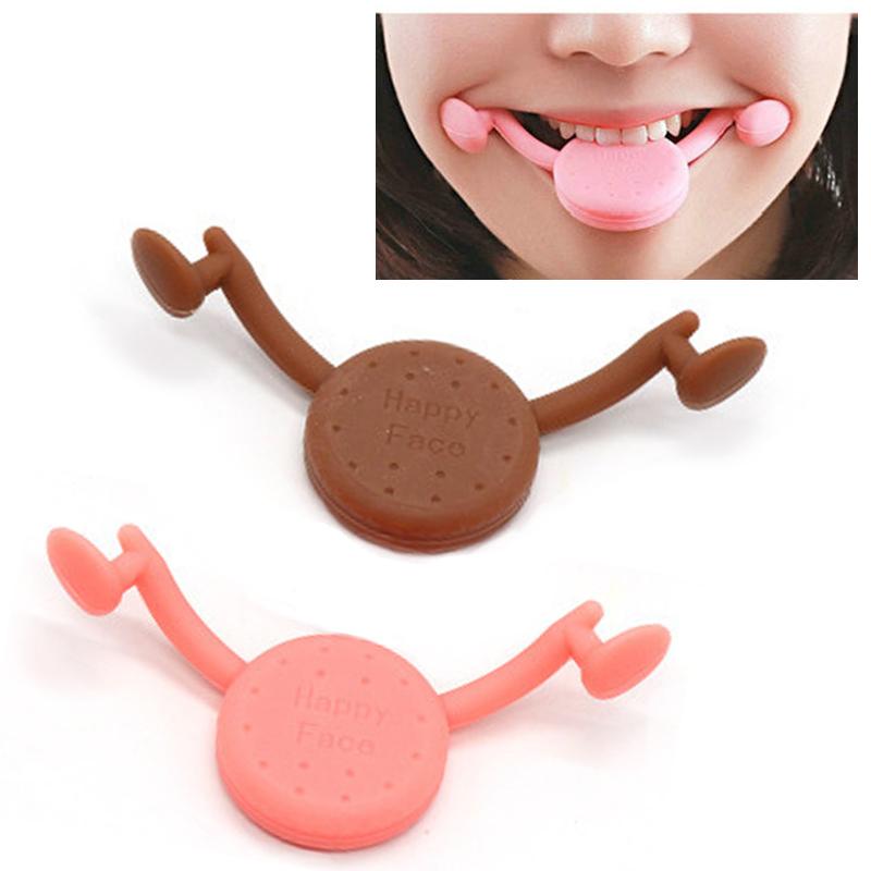 Naujas Smile Corrector Silikoninis nuo raukšlių įrankis plonam veidui burnos mankštos treniruoklis lūpų treniruoklis Big Mouth žaislas skruostų žandikauliui Naujas TSLM1