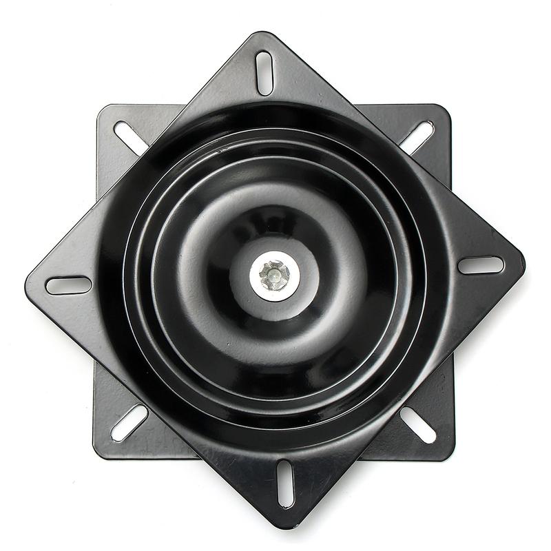 7 inch Boat Seat Swivel Plate Fishing Boat Marine Seat Swivel Rotation 360 Degree Rotation Universal Set 18x18x2.1cm