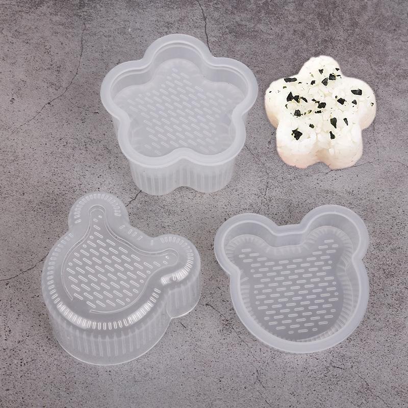 Cartoon-shaped Triangular Rice Ball Molds Household Children's Rice Bento Molds Seaweed Sushi Molds