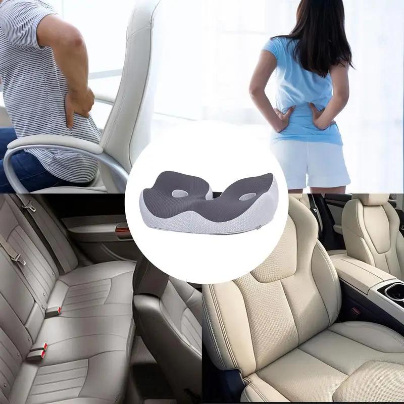 Memory Foam Ergonomic Office Chair Seat Cushion Pain Relief for Coccyx Hemorrhoid Tailbone Prostate Sciatica Pelvic Sores