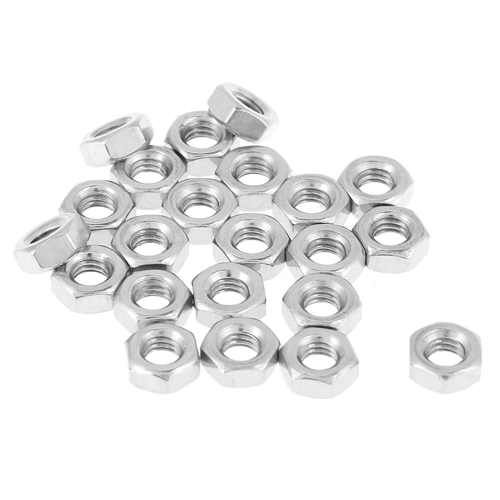 260pcs M3 304 Stainless Steel Hex Socket Flat Head Screw Bolts Nuts Kit With Box