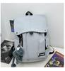 Schoolbag Korean trendy cool multi-functional large-capacity backpack junior high school college student backpack boys locomotive backpack