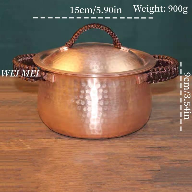 Copper Tableware Small-Sized Pasta Pot,With