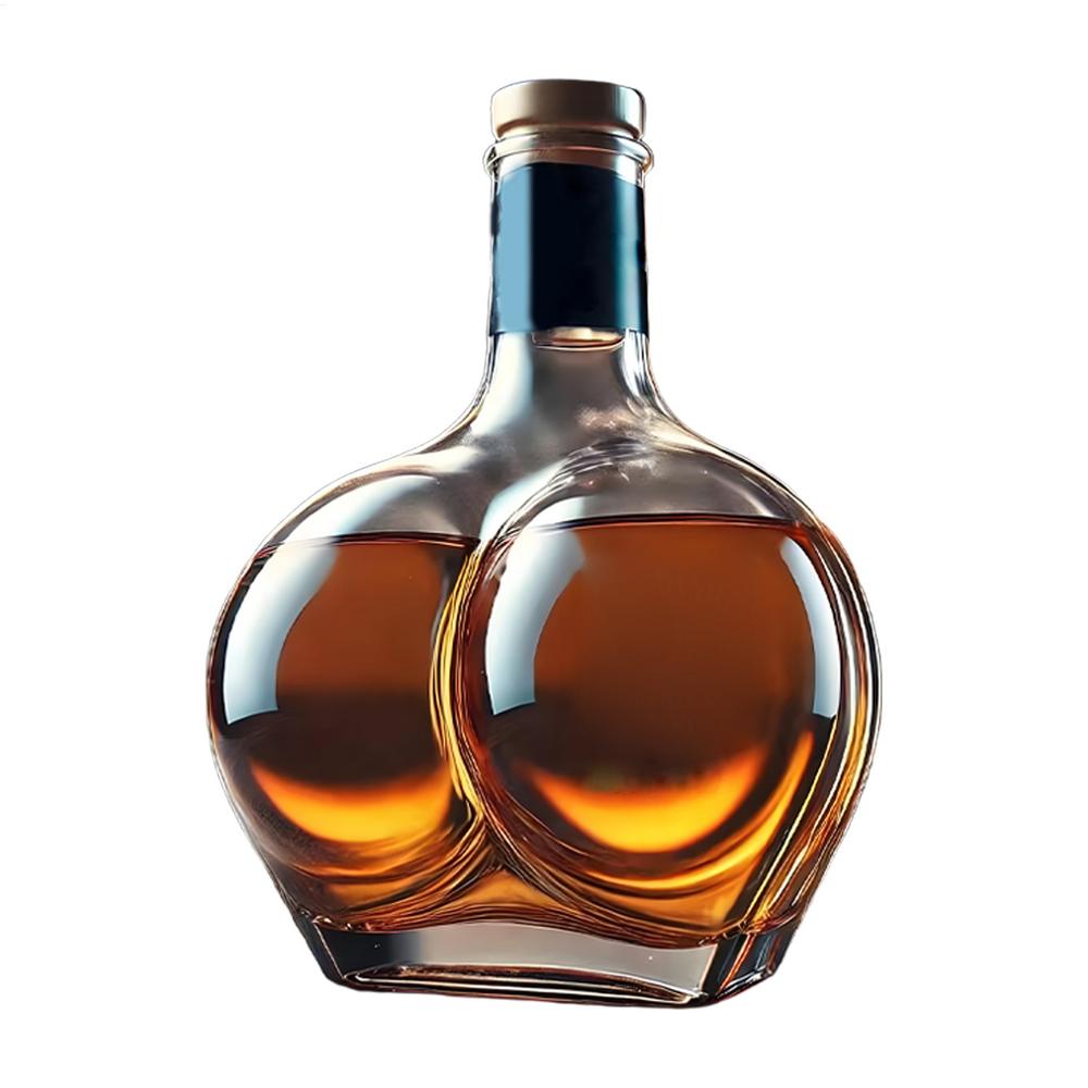 Creative Whiskey Bottle Decanter Realistic Novelty Glass Jug Liquor Bottle Whiskey Wine Brandy Scotchs Bourbon Vodka Decanter