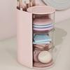 Large Capacity Jewelry Organizer Box 3-Layer Cosmetic Storage Box Makeup Brush Holder  Beauty Egg