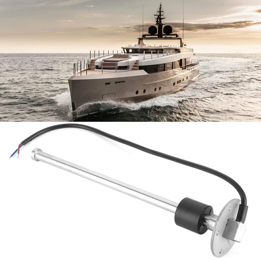 Versatile 316 Stainless Steel Fuel Sensor for Marine Boat Trucks, Stable Output Signal, Easy Installation (350mm)