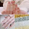 12Grids Mixed Semi-Circular Pearl Gold And Silver Nail Charms Nail Decor Manicure Nail Salon Accessories