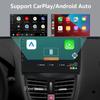 4G WiFi For Peugeot 207 207CC 206 Plus 2007-2013 Android Carplay 2 Din 9 Inch Radio GPS Navigation Multimedia Player Head Unit
