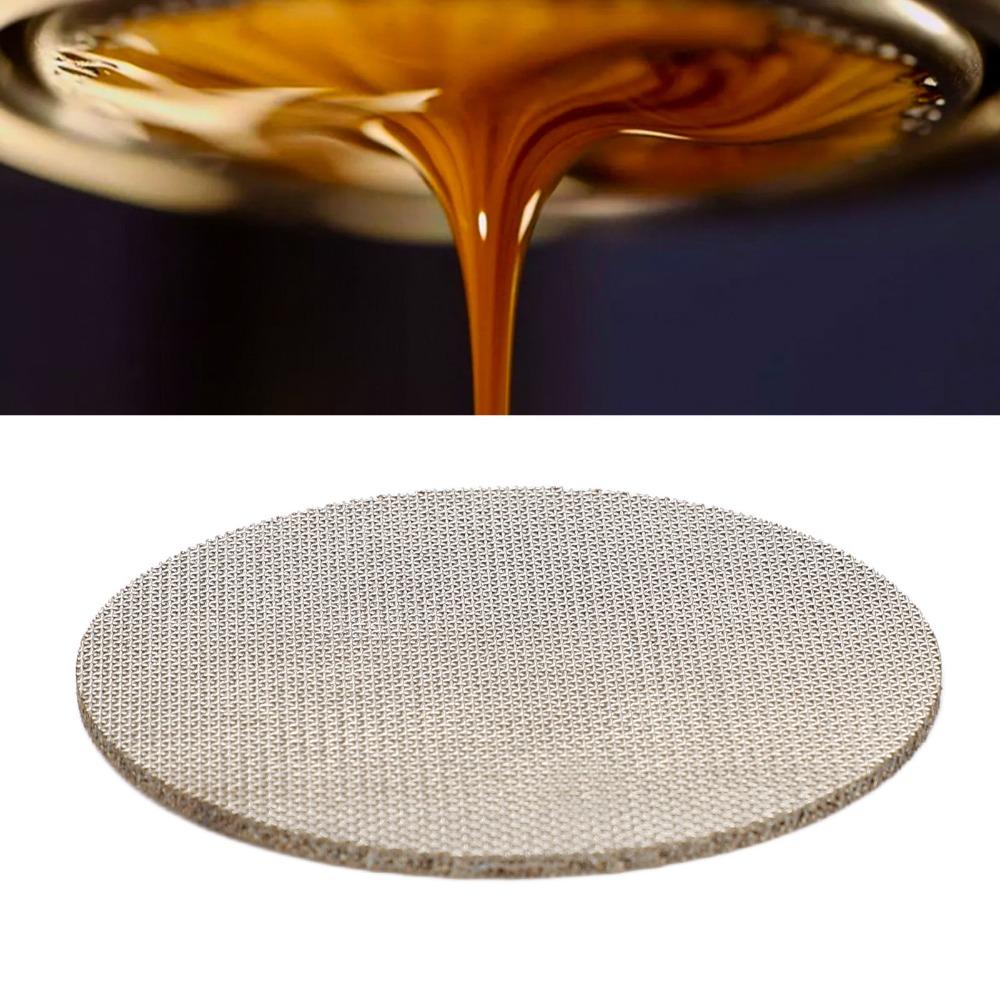 2 Pcs Set Stainless Steel Espresso Puck Screen Portafilter Screen Portafilter Basket