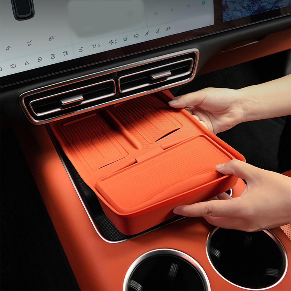Console Wireless Charging Mat Pad Storage Box For LiXiang L6 L7 L8 L9 MEGA 2024