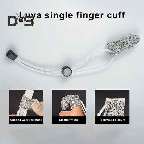 1ks rybářská rukavice s jedním prstem Protiřezná Nastavitelná postýlka odolná proti propíchnutí s elastickým páskem chránič ukazováčku Příslušenství pro venkovní rybolov