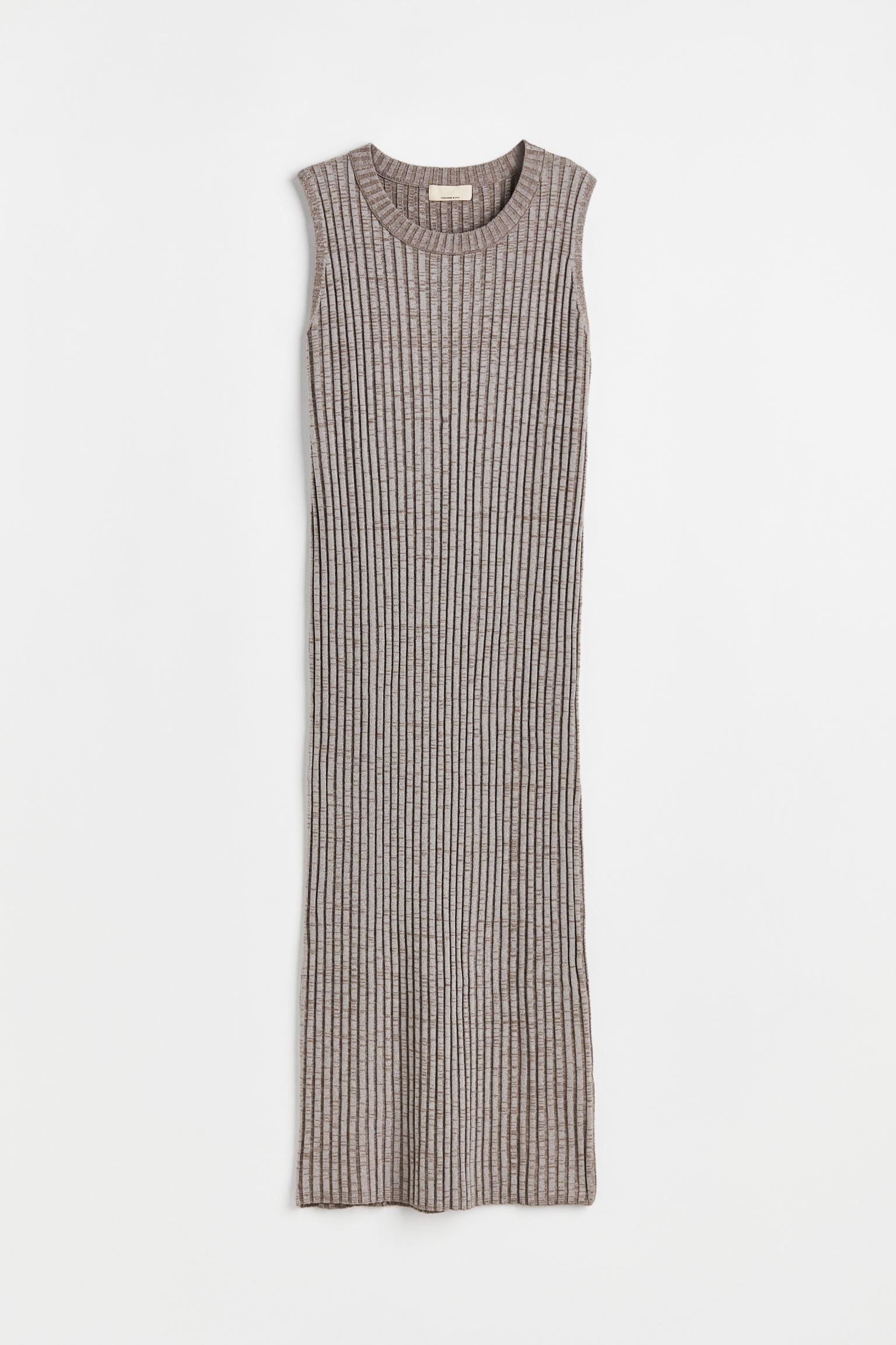 

Cashmere-blend rib-knit dress
