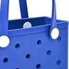 Washable Tote Bag Waterproof Handbag Organizer Fashion Summer Kids Beach Green