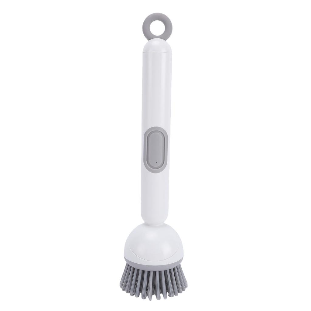 Dish Brush with Detergent Dispenser Adjustable Angle Rotating Scrub Brush for Pots Pans Kitchen Cleaning Brush for Sink