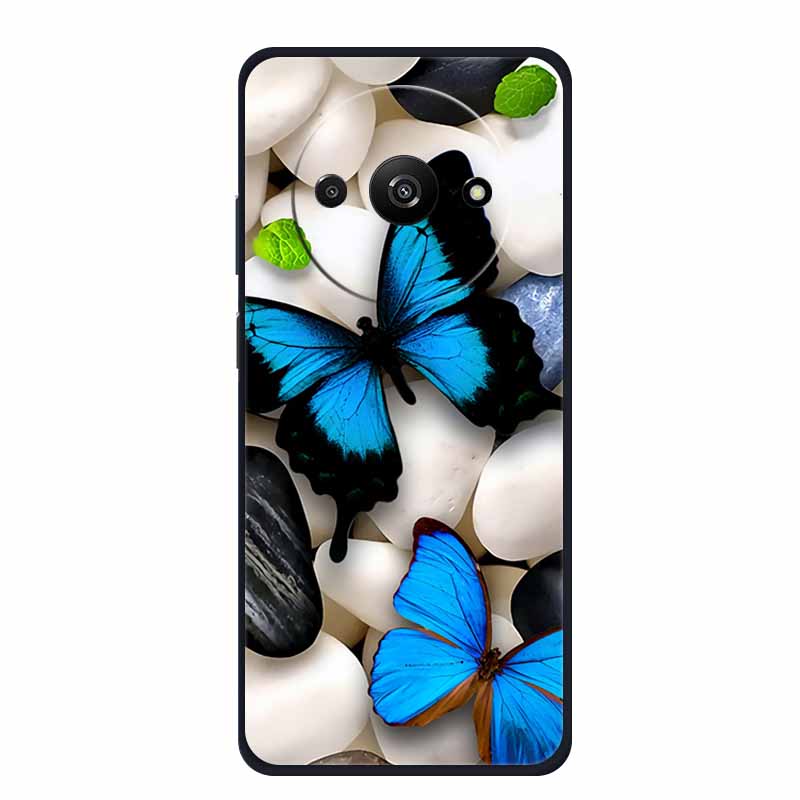 Phone Case For Xiaomi Poco C61 Back Cover Case PocoC61 Black Silicone Soft Funda Para For Xiaomi Poco C61 Case C 61 6.71" Coque