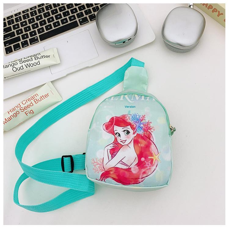 Princess Printed Shoulder Crossbody Chest Bag Children Outdoor Gifts