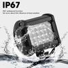 2PCS 4in 72W LED Work Light 30 degrees  Spotlight IP67 Lamp for Off Road Truck  SUV Boat 12V 24V
