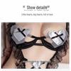 Steel-Supported Lingerie: Enhance Small Chest, Sexy Plus Size Maid Costume