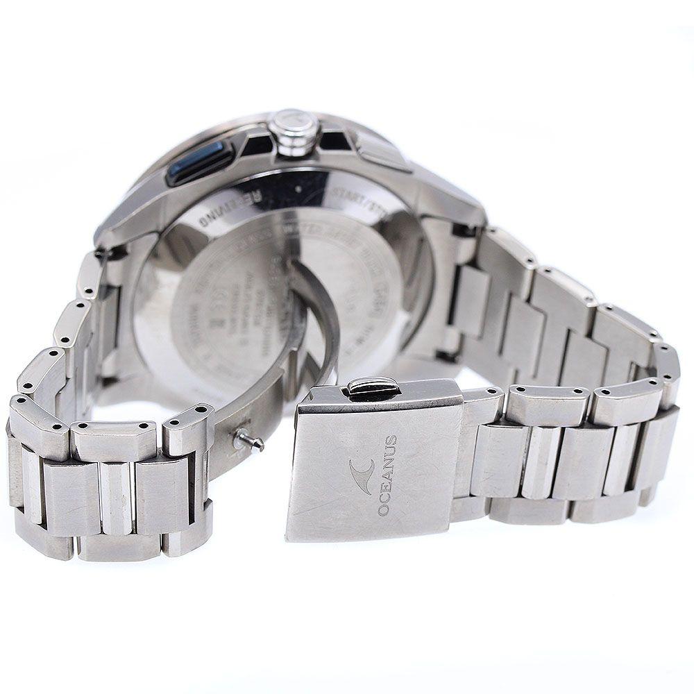 Used Casio CASIO OCW-G1100-1AJF Oceanus Solar Radio Men's With Warranty Card_900078