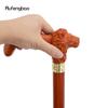 Brown Red Lion Wooden Fashion Stick Decorative Vampire Cospaly Party Wood Walking Cane Halloween Mace Wand Crosier 92cm