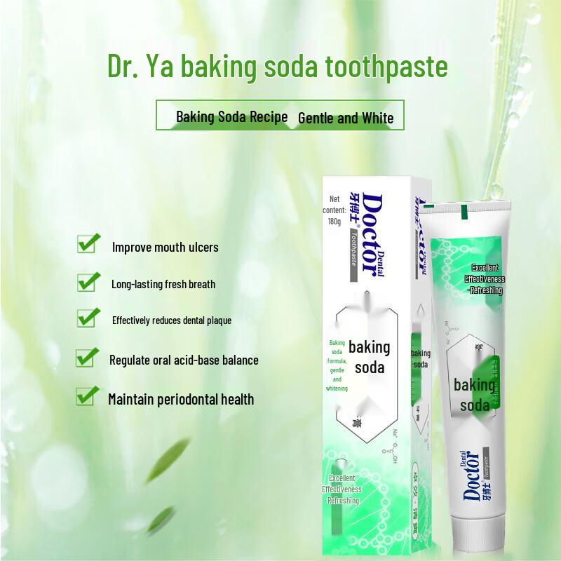 Dr. Tooth Fresh Breath & Plaque Reduction Baking Soda Toothpaste
