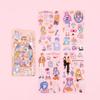 Cute Anime Girl Sticker Pack - Creative PET Stickers for DIY Journals and Decoration