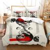 RAY VOLPE Themed Duvet Cover + 2 Pillowcases Electronic Music Design Cozy Bedding for Home & Dorm