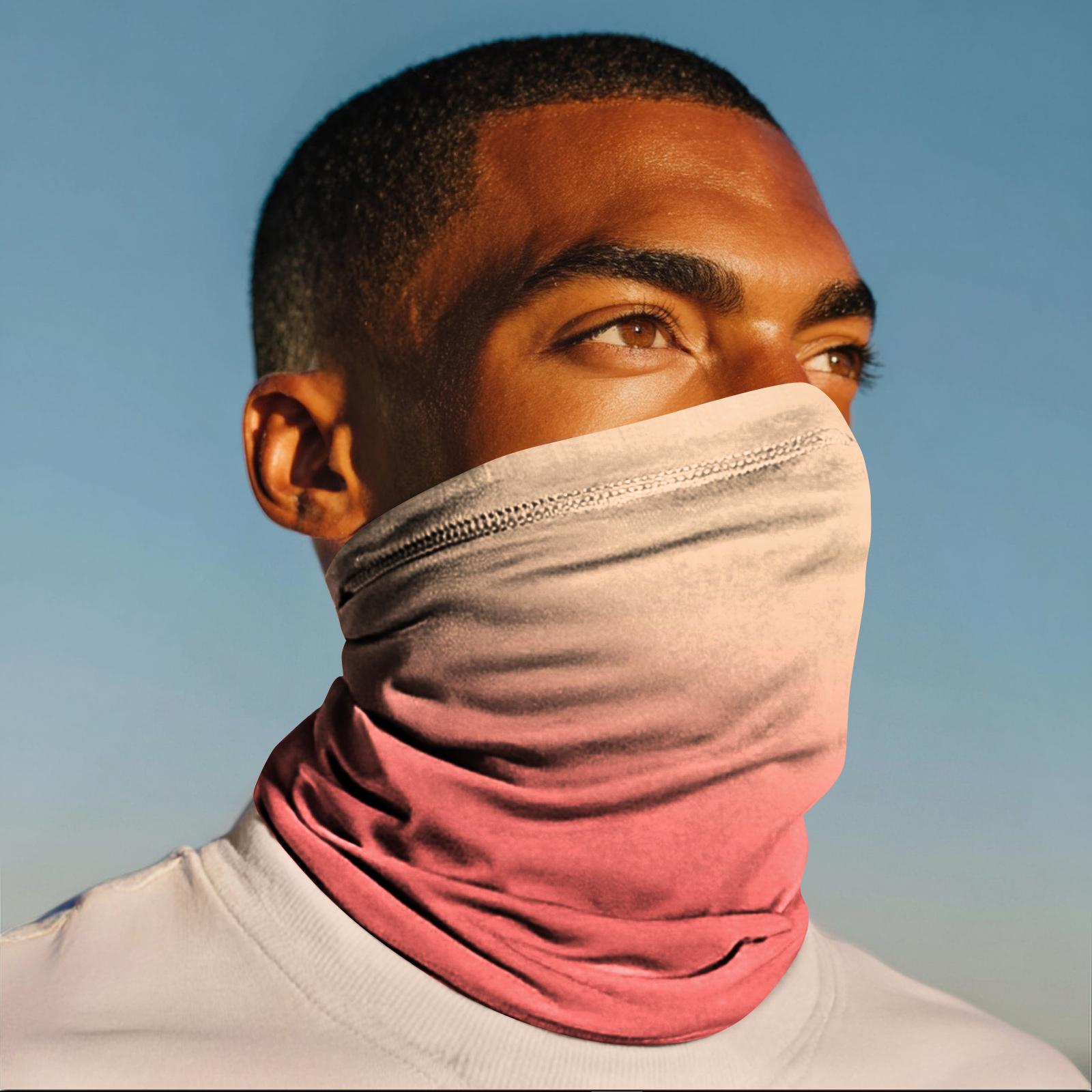 

Уличная маска от солнца для велоспорта, рыбалки, анти-ультрафиолетовая бандана, солнцезащитная повязка на шею One Size шафрановый