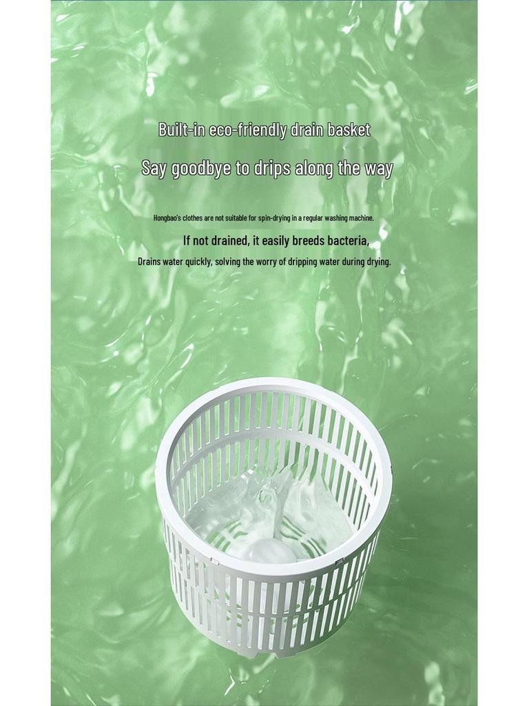 Compact Mini Washing Machine for Socks, Underwear, Dorms & Infant Care