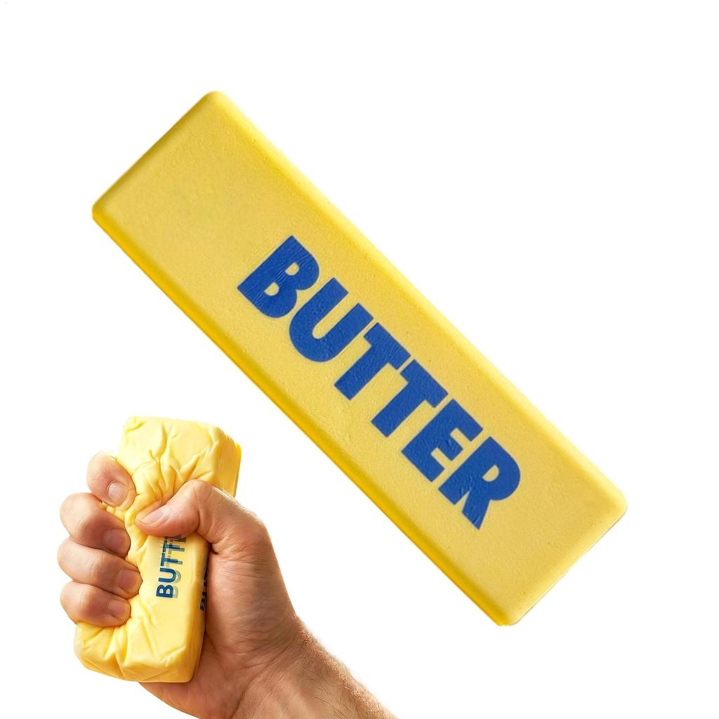 Antistress Butter Stick Squishys Toy Stress Anxiety Relief Fidget Toys Slow Rising Squeeze Toys Cheese Stick Sensory Toy