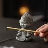 Sunwukong Smilšakmens Sēdošs Pērtiķis Buda Statuja Pērtiķa Figūriņa Dekors Kolekcionējams Galda Rotājums Tējas Mājdzīvnieks Iekšējs Ārējs