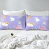 Cartoon Animal Cat Pattern Bed Hat Four-Piece Bedding Set Bedroom Dormitory Bedding Decoration