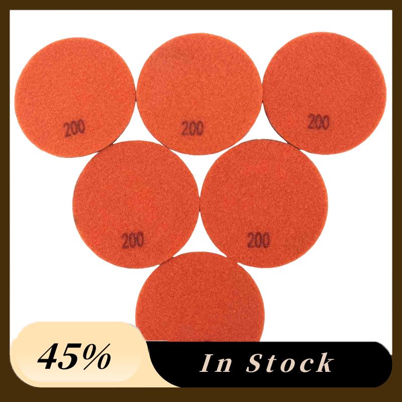 

A60Z6 PCS Diamond Floor Polishing Pads Resin Bond Terrazzo Floor Diameter 4 Inchmay