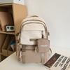 Schoolbag new trendy and cool Japanese ins tooling college student couple computer bag Korean version middle school student strong and durable 