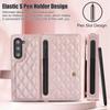 Applicable to Samsung Z Fold 7Foldable multifunctional phone case Z Fold6/5Card slot protective case with pen holder