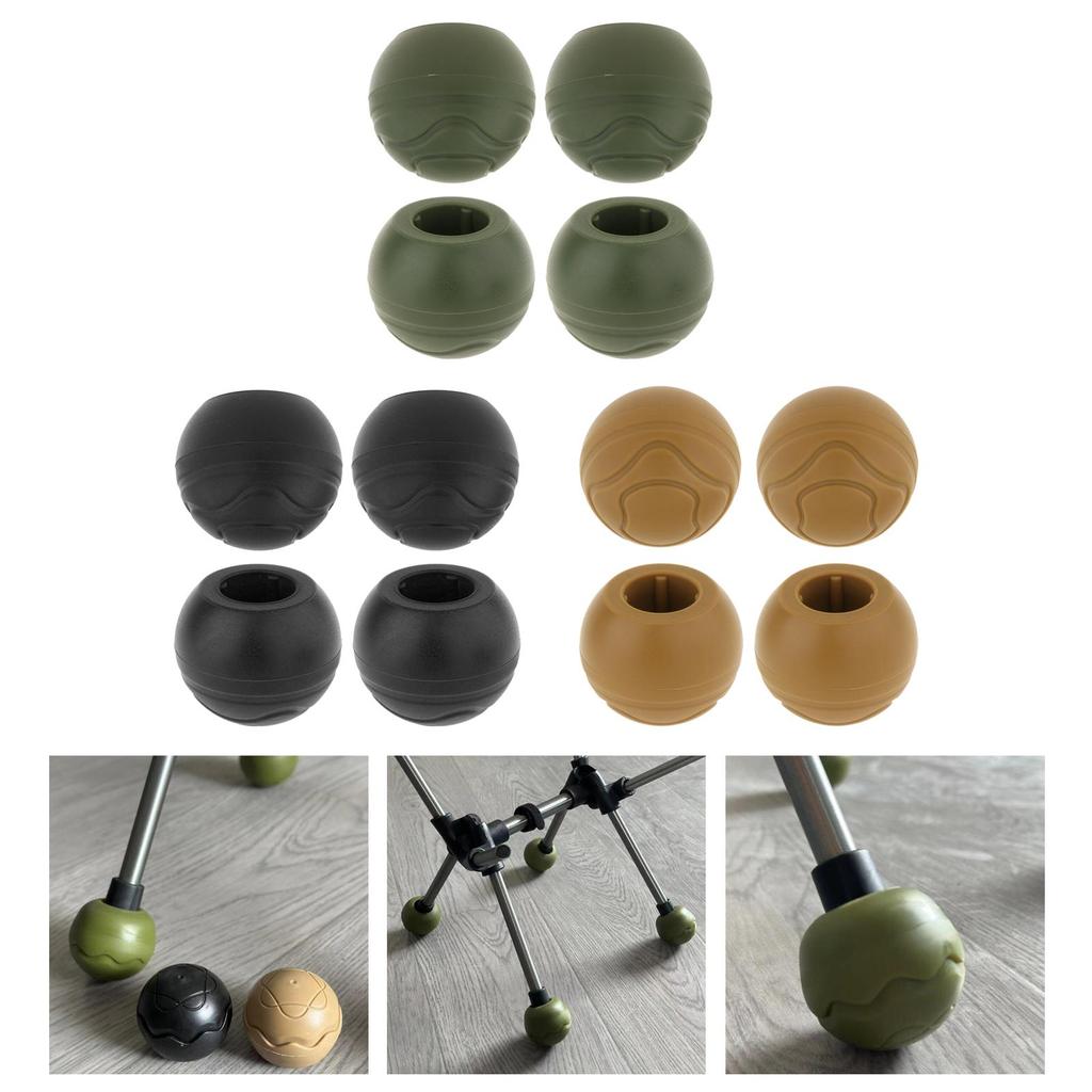 4Pcs Chair Leg Covers Chair Foot Caps Chair Leg Protectors for Furniture Dining Chairs Outdoor Camping Folding Moon Chair